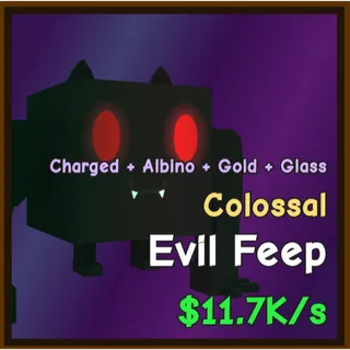 CATACH AND TAME - GLASS GOLD ALBINO - EVIL FEEP