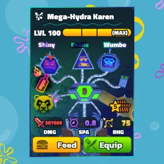 SPONGEBOB TOWER DEFENSE - MEGA HYDRA KAREN