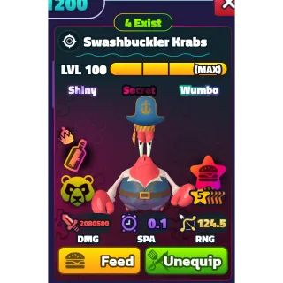 SPONGEBOB TOWER DEFENSE - SWASHBUCKLER KRABS