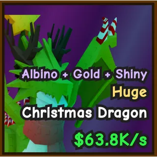 CATACH AND TAME - SHINY GOLD ALBINO - CHRISTMAS DRAGON
