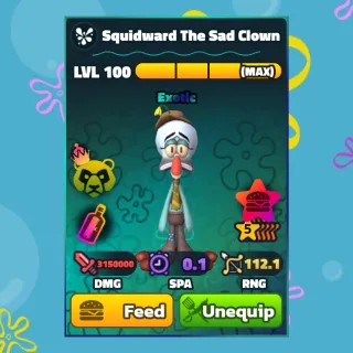 SPONGEBOB TOWER DEFENSE - SQUIDWARD THE SAD CLOWN