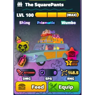 SPONGEBOB TOWER DEFENSE - THE SQUAREPANTS - SHINY WUMBO - 5 STARS - LEVEL 100