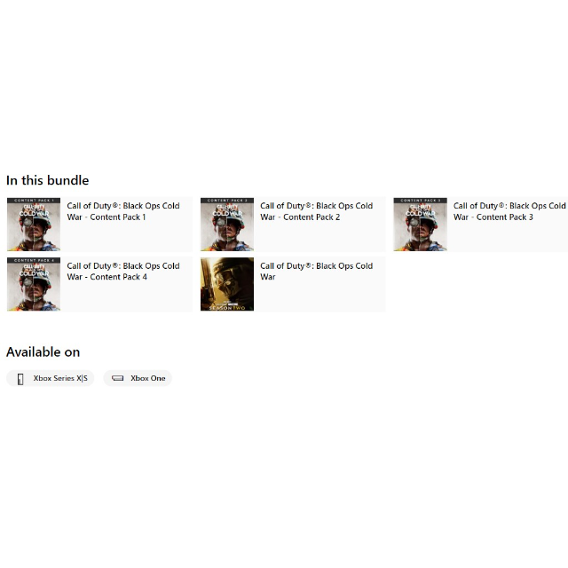 Call of Duty® Black Ops Cold War Xbox Live Games Gameflip