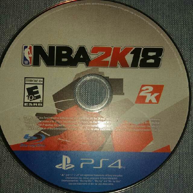 Nba 2k18 Ps4 Disc Only - PS4 Games (Good) - Gameflip