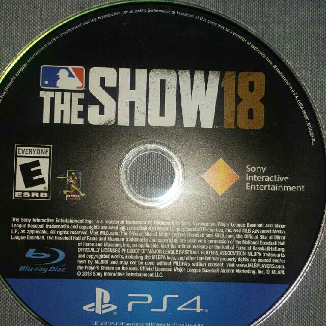 Mlb The Show 18 Ps4 Disc Only Ps4 Games Good Gameflip - ps4 roblox game disc