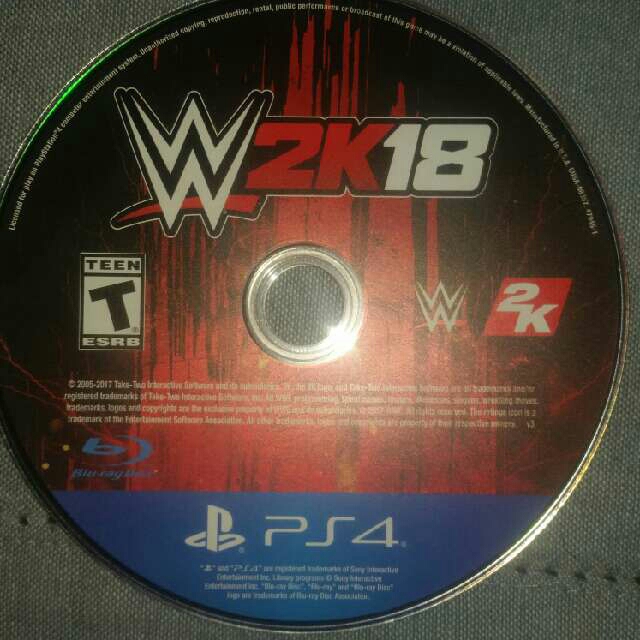 Wwe 2k18 Ps4 Disc Only Ps4 Games Good Gameflip - ps4 roblox game disc