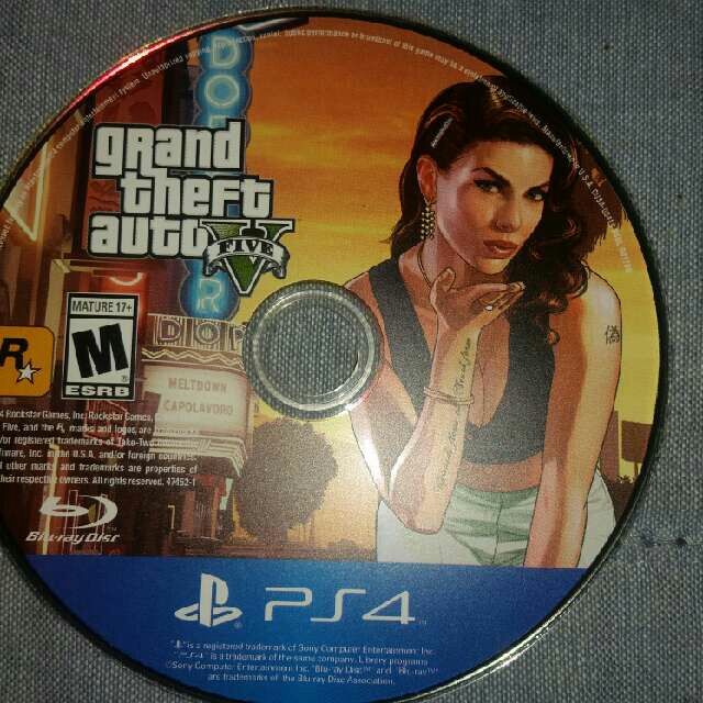 Grand Theft Auto V Ps4 Disc Only PS4 Games (Good) Gameflip