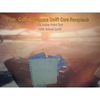 Gatling plasma swift core receptacle