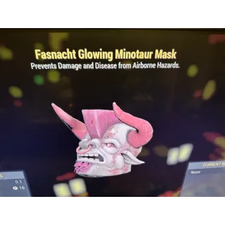 Glowing Minotaur mask