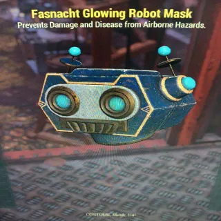 Glowing Robot Mask