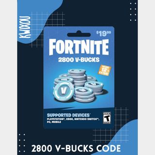 Acheter Code V Bucks, 2800