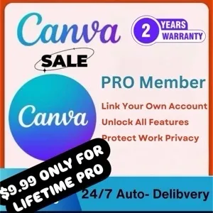 LIFETIME Canva Pro (to Your Own Email) Warranty 