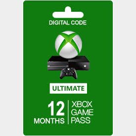 xbox game pass ultimate code 12 month
