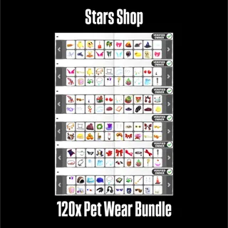120x Pet Wear Bundle