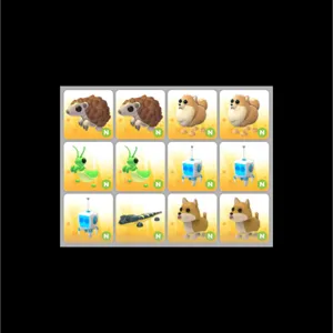 12x Neon Ultra Rare Pet