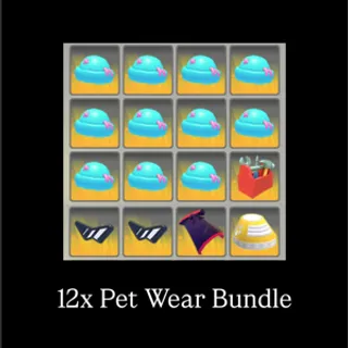 12x Pet Wear Bundle