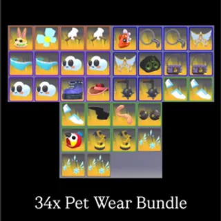 34x Pet Wear Bundle