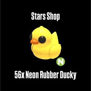 56x Neon Rubber Ducky