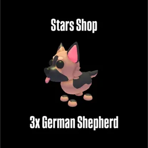 3x German Shepherd