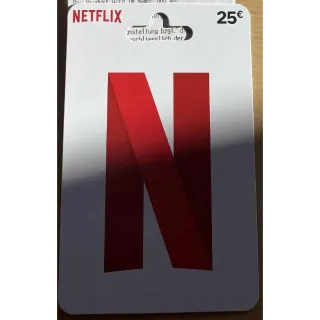€25.00 EUR Netflix