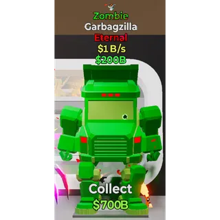 Fortnite Steal The Brainrot Zombie Garbagzilla 1 trait 1B/s