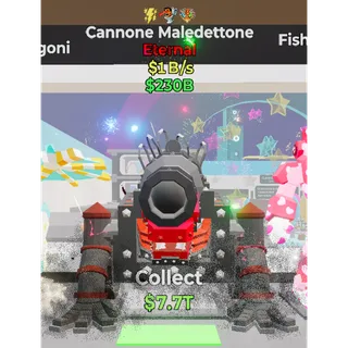 Fortnite Steal The Brainrot Cannone Maledettone 3 traits 1B/s