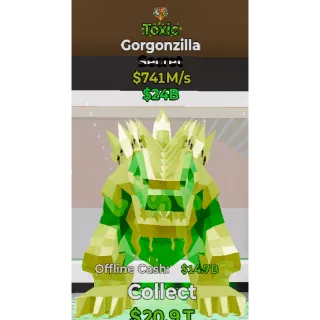 Fortnite Steal The Brainrot Toxic Gorgonzilla traited 741M/s
