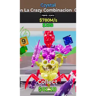 Fortnite Steal The Brainrot Crystal La Crazy Combinacion