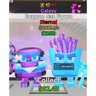Fortnite Steal The Brainrot Galaxy Burguro dan Fryuro 3 traits
