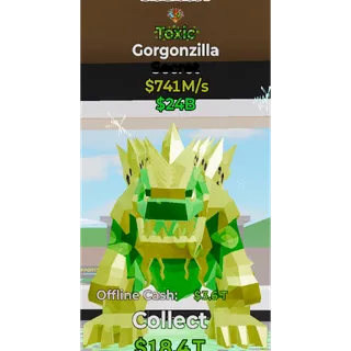 Fortnite Steal The Brainrot Toxic Gorgonzilla traited 741M/s