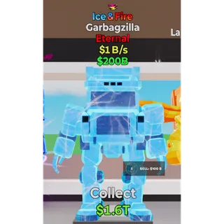 Fortnite Steal The Brainrot Ice & Fire Garbagzilla 1 trait 1B/s