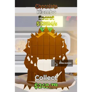 Fortnite Steal The Brainrot Chocolate Klombo