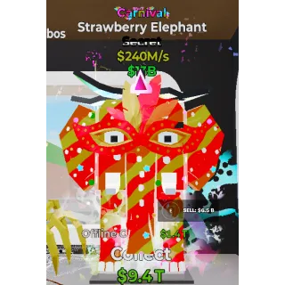 Fortnite Steal The Brainrot Carnival Strawberry Elephant 240M/s