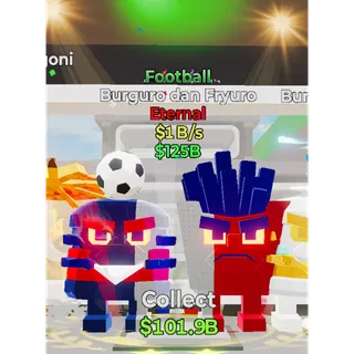 Fortnite Steal The Brainrot Football Burguro dan Fryuro 1B/s