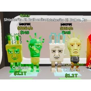 Fortnite Steal The Brainrot 2x Shtekerito El Bulbonito Bundle