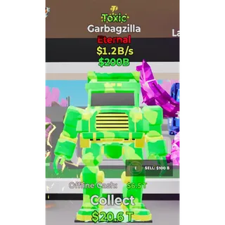 Fortnite Steal The Brainrot Toxic Garbagzilla 1 trait 1.2B/s