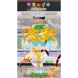 Fortnite Steal The Brainrot Heaven Spaghetti Tualetti 5 traits 1.1B/s