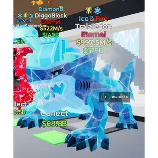 Fortnite Steal The Brainrot Ice & Fire Tralaledon 2 traits