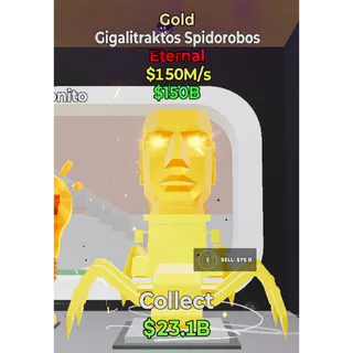 Fortnite Steal The Brainrot Gold Gigalitraktos Spidorobos