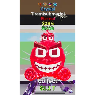 Fortnite Steal The Brainrot Rainbow Crystal Tiramisubmarini 4 traits 2B/s