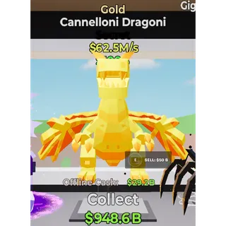 Fortnite Steal The Brainrot Gold Cannelloni Dragoni 