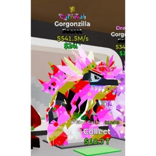 Fortnite Steal The Brainrot Carnival Gorgonzilla traited 541.5M/s