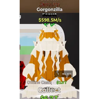 Fortnite Steal The Brainrot Chocolate Gorgonzilla 598.5M/s