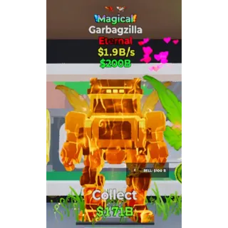 Fortnite Steal The Brainrot Magical Garbagzilla 2 traits 1.9B/s