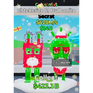 Fortnite Steal The Brainrot Christmas Shtekerito El Bulbonito