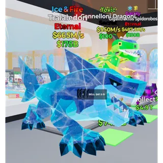 Fortnite Steal The Brainrot Ice & Fire Tralaledon