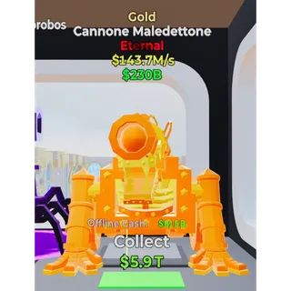 Fortnite Steal The Brainrot Gold Cannone Maledettone