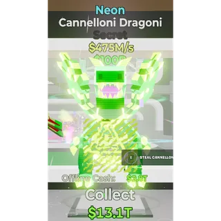 Fortnite Steal The Brainrot Neon Cannelloni Dragoni
