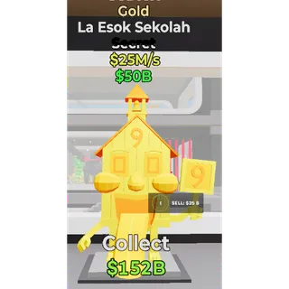 Fortnite Steal The Brainrot Gold La Esok Sekolah 