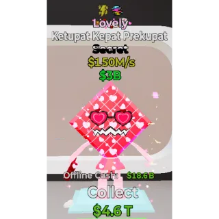 Fortnite Steal The Brainrot Lovely Ketupat Kepat Prekupat traited 150M/s